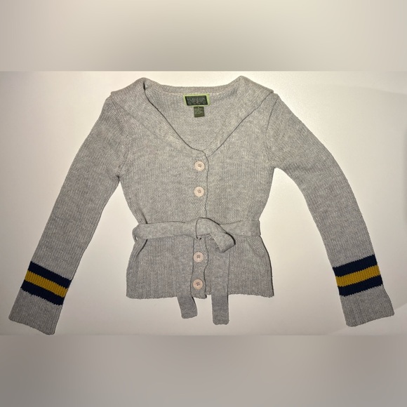 U.S. Polo Assn. Sweaters - Rare VintageY2K U.S.PoloAssn. ShawlCollar KnitCardigan. Back With Sailor Collar